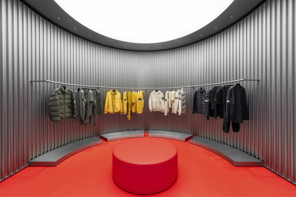 The Stone Island flagship store at Ningbo's Hankyu.