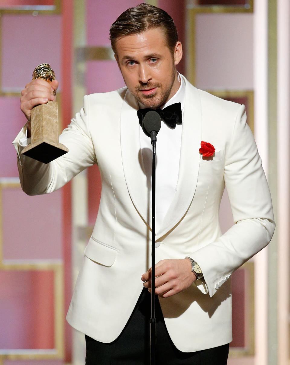 And he did win a Golden Globe.