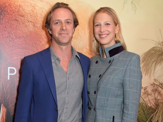 <p>David M. Benett/Dave Benett/Getty</p> Thomas Kingston and Lady Gabriella Windsor attend the London Premiere of Apple's acclaimed documentary "The Elephant Queen" on October 17, 2019.