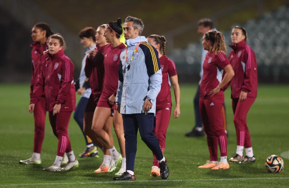 Jorge Vilda head coach of Spain during a training session (Getty Images)