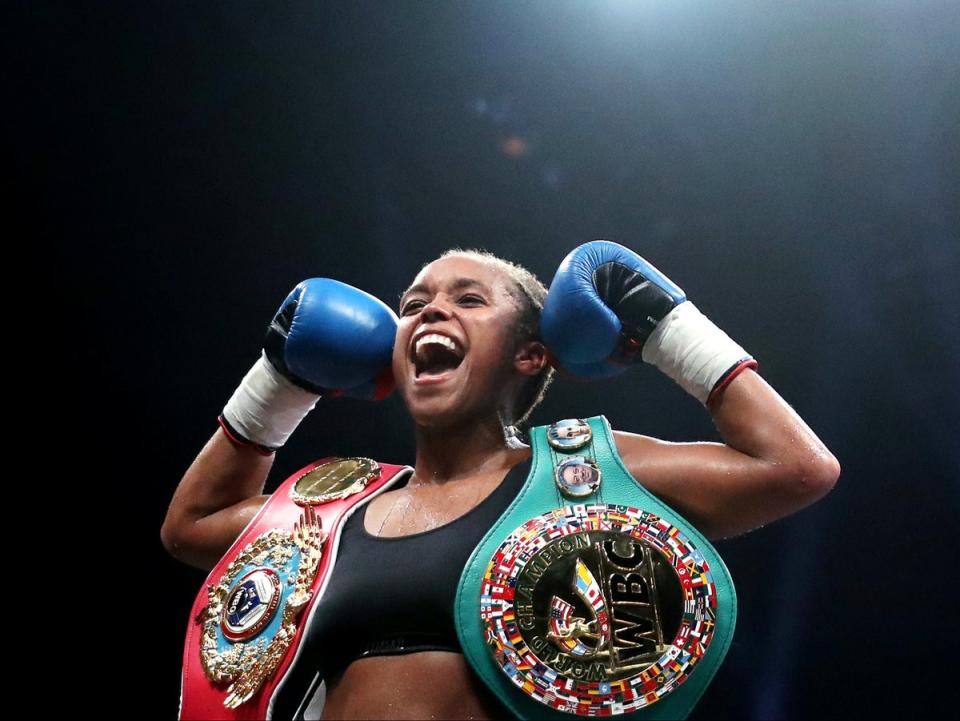 Natasha Jonas takes on Marie Eve Dicaire in a super-welterweight title fight (Getty Images)