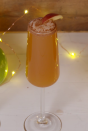 <p>Apple cider might be more commonly associated with fall holidays, but it's an excellent option for Christmas, as well. Plus, it's versatile. Add some cranberries to this recipe for a Christmas-y touch.</p><p>Get the <strong><a href="https://www.womansday.com/food-recipes/food-drinks/a52819/apple-cider-mimosas/" rel="nofollow noopener" target="_blank" data-ylk="slk:Apple Cider Mimosa recipe;elm:context_link;itc:0;sec:content-canvas" class="link ">Apple Cider Mimosa recipe</a></strong>. </p>