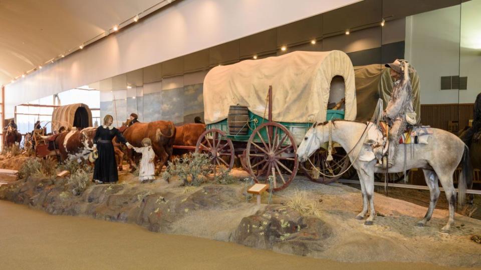 <p><a href="https://www.blm.gov/learn/interpretive-centers/national-historic-oregon-trail-interpretive-center" rel="nofollow noopener" target="_blank" data-ylk="slk:National Historic Oregon Trail Interpretive Center;elm:context_link;itc:0;sec:content-canvas" class="link ">National Historic Oregon Trail Interpretive Center </a></p><p>If you've only experienced the Oregon Trail via video game, now you can see this historic movement played out in many spots in Oregon. There are several spots where you can walk the trail and learn about the plight of these travelers, including this one in Baker City and the <a href="https://historicoregoncity.org/" rel="nofollow noopener" target="_blank" data-ylk="slk:End of the Oregon Trail;elm:context_link;itc:0;sec:content-canvas" class="link ">End of the Oregon Trail</a> in Oregon City. </p>