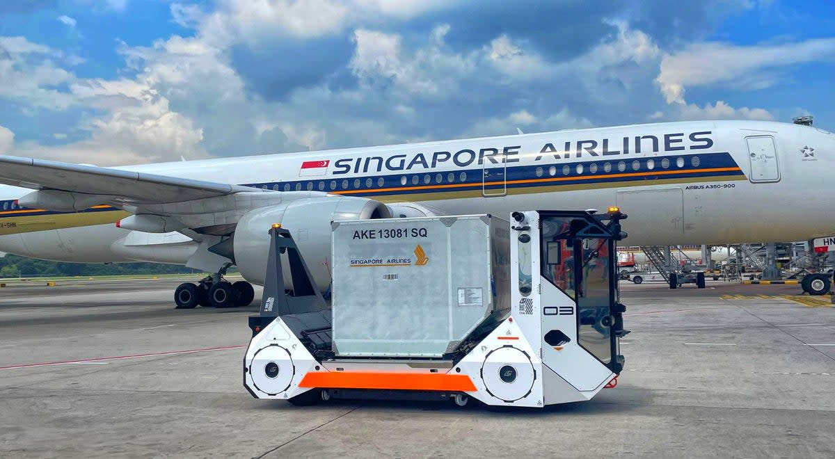 The Aurrigo machines have been tested at Changi Airport in Singapore  (Changi Airport Group)