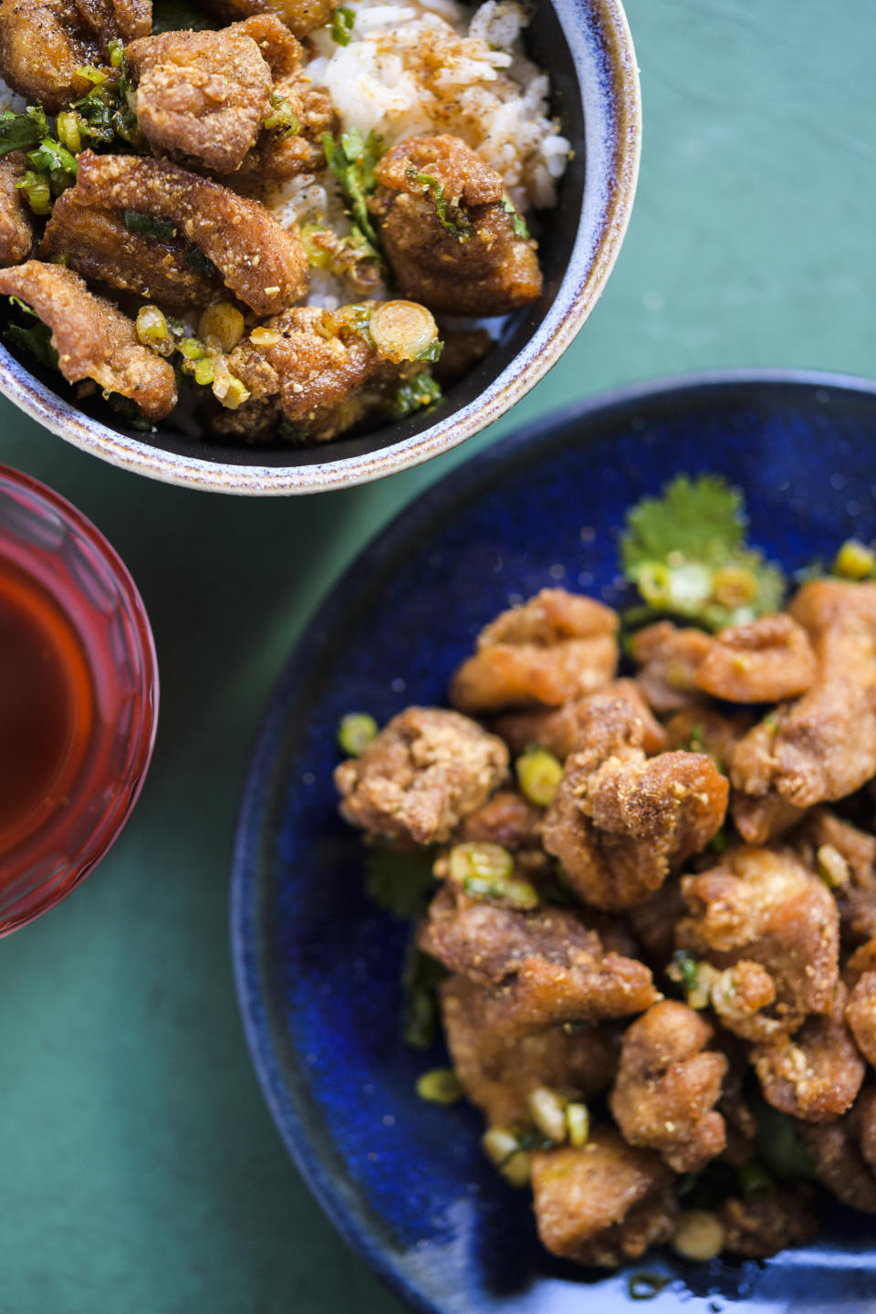 This image released by Milk Street shows a recipe for Crispy Sichuan-Chili Chicken. (Milk Street via AP)