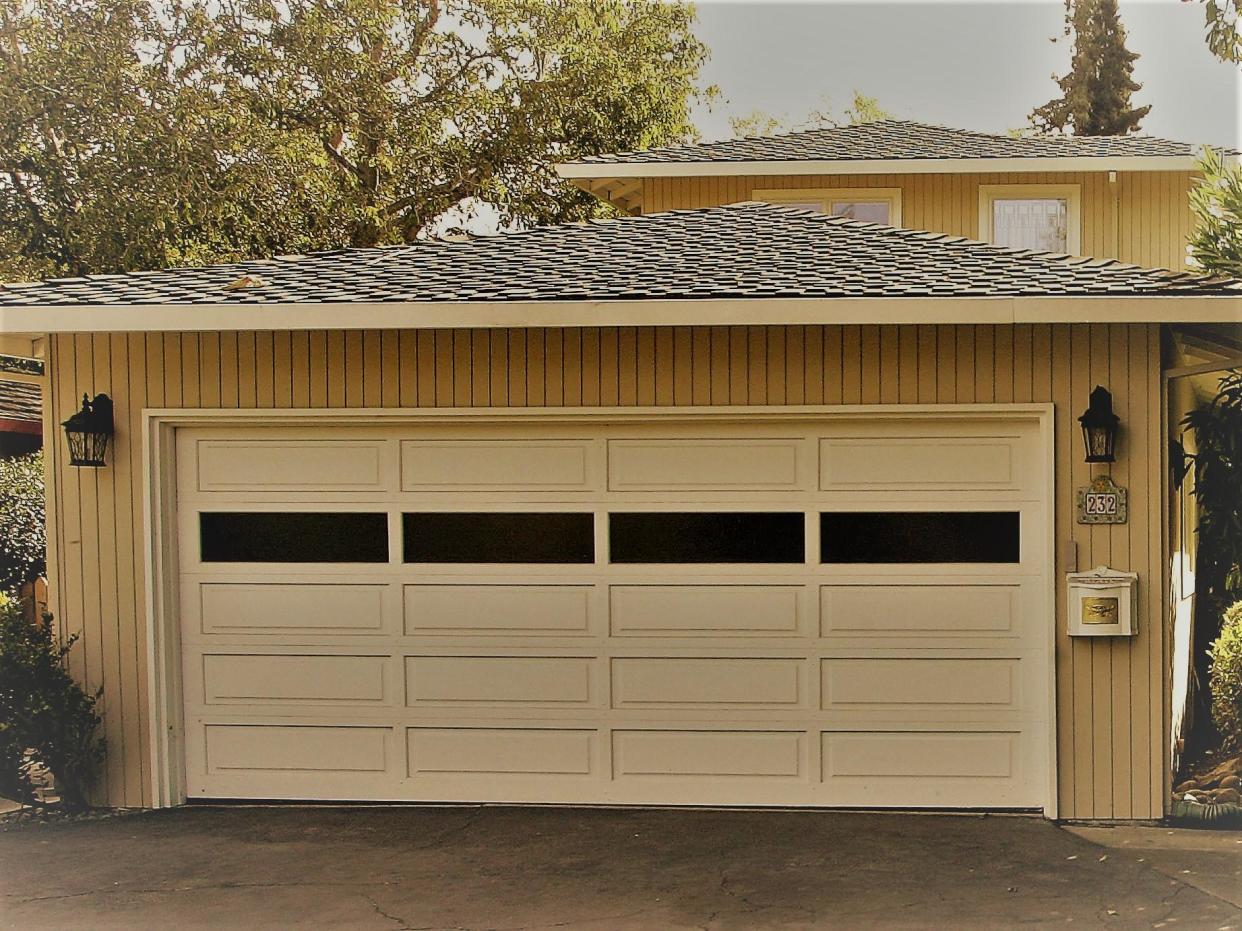The garage in Menlo Park, California, where Larry Page and Sergey Brin set up Google in 1998: Getty Images