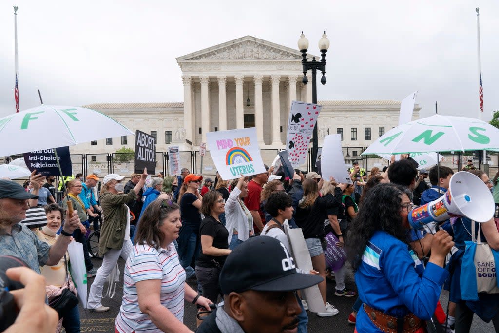 Supreme Court Abortion Protests (Copyright 2022 The Associated Press. All rights reserved.)