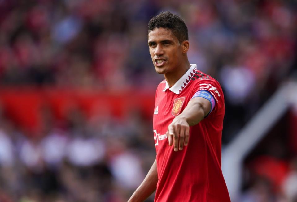 Raphael Varane has earned praise from Ten Hag (Dave Thompson/PA) (PA Wire)