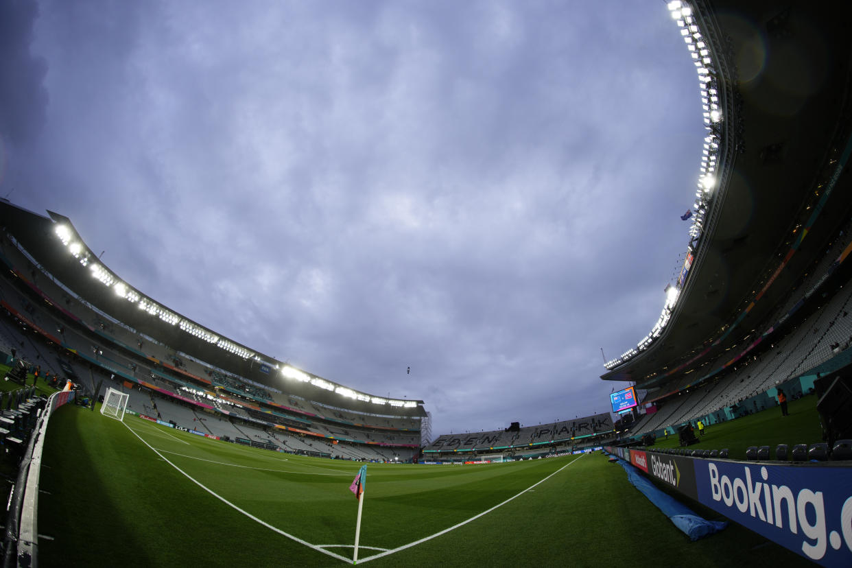 General view inside stadium prior the FIFA Women's World Cup Australia & New Zealand 2023 Group A match between New Zealand and Norway at Eden Park on July 20, 2023 in Auckland, New Zealand.  (Photo by Jose Breton/Pics Action/NurPhoto via Getty Images)