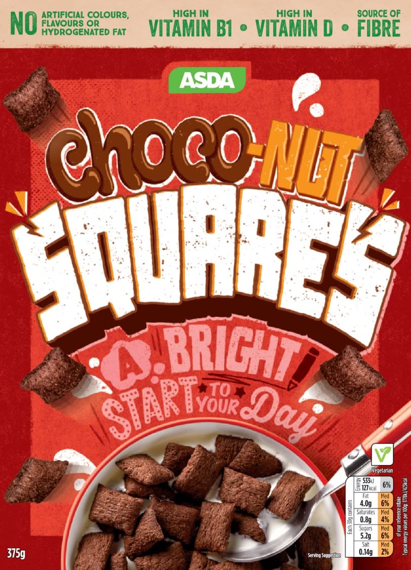 Choc-nut squares after [Photo: Asda]