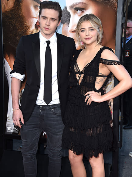 Chloe Grace Moretz and Brooklyn Beckham touch down at JFK airport in New  York City