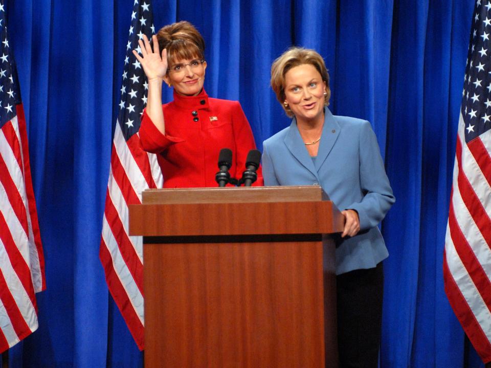 tina fey amy poehler saturday night live snl sarah palin