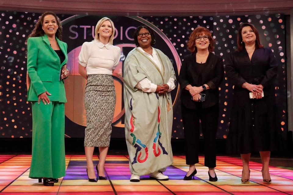 The View celebrates Whoopi Goldbergs birthday with performances by Freeda Payne and Anita Ward