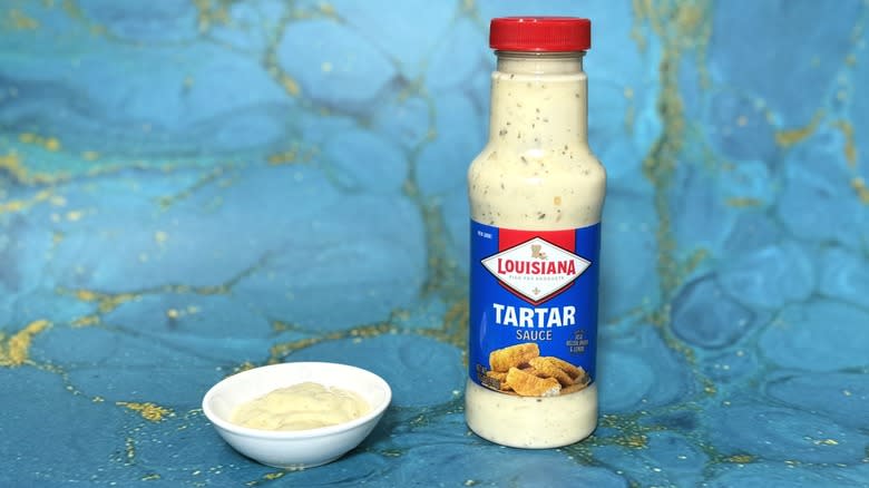 Louisiana tartar sauce bottle