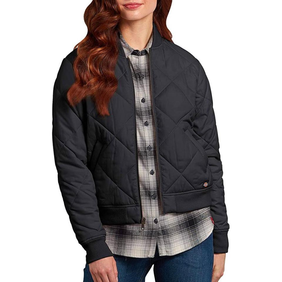 13) Quilted Bomber Jacket