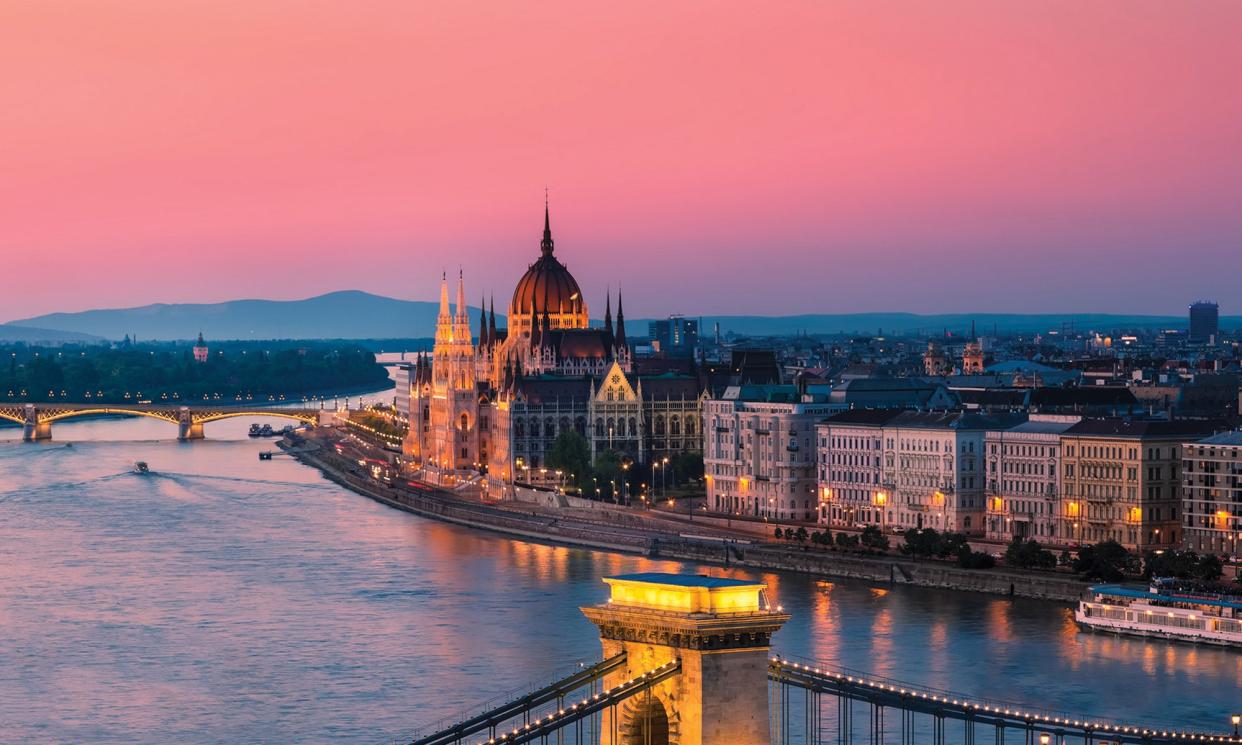 Sunset on the Danube in Budapest - iStock