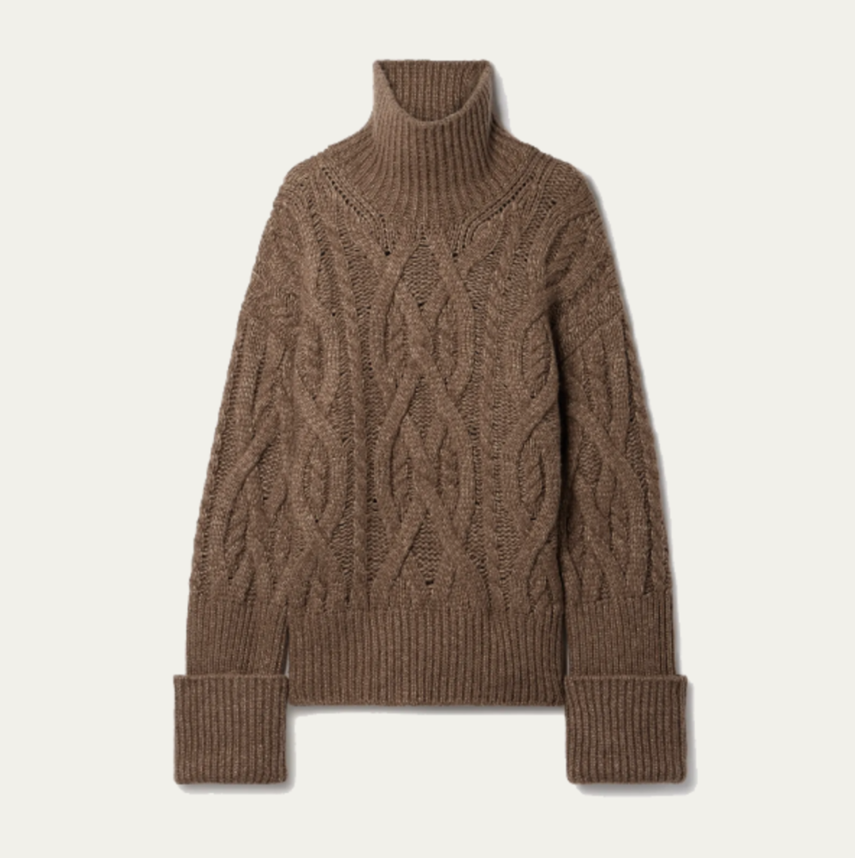 <p><a href="https://www.bloomingdales.com/shop/product/citizens-of-humanity-zola-aran-cable-knit-sweater?ID=4806711" rel="nofollow noopener" target="_blank" data-ylk="slk:Shop Now;elm:context_link;itc:0;sec:content-canvas" class="link ">Shop Now</a></p><p>Zola Aran Cable Knit Sweater</p><p>bloomingdales.com</p><p>$795.00</p><span class="copyright">bloomingdales.com</span>