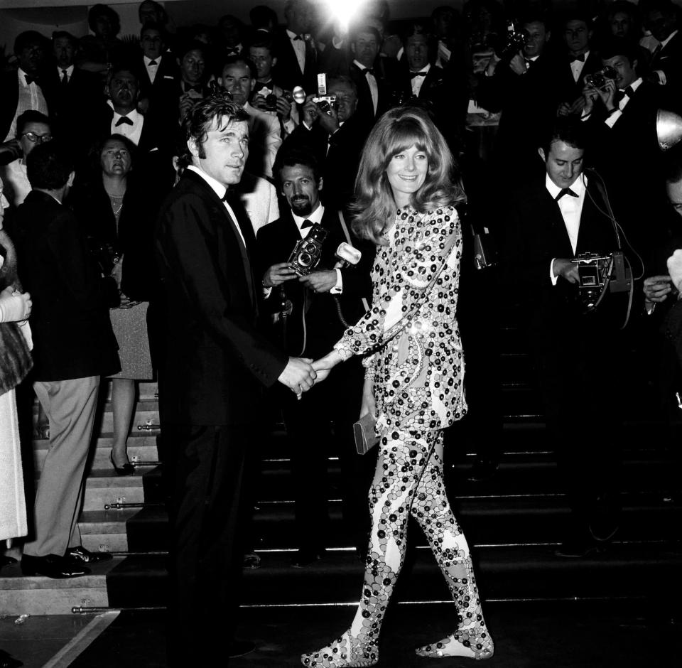 Franco Nero and Vanessa Redgrave at the 1967 Cannes Film Festival.
