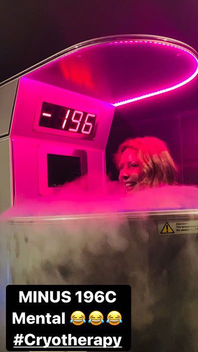 carol-vorderman-cryotherapy