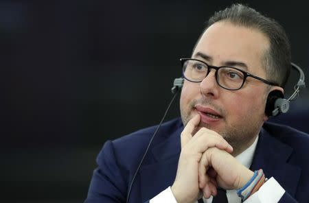 European Parliament's presidential candidate Gianni Pittella attends the announcement of the candidates for the election to the office of the President at the European Parliament in Strasbourg, France, January 16, 2017. REUTERS/Christian Hartmann - RTSVS6P