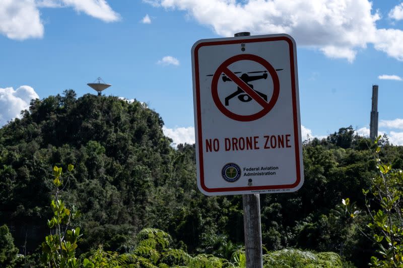 Telescope collapses in Puerto Rico