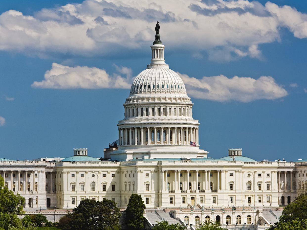 US Capitol building in Washington, DC.