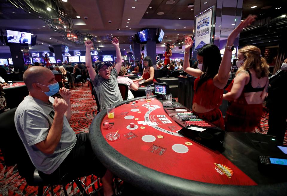 las vegas casinos reopen nevada lockdown coronavirus gambling