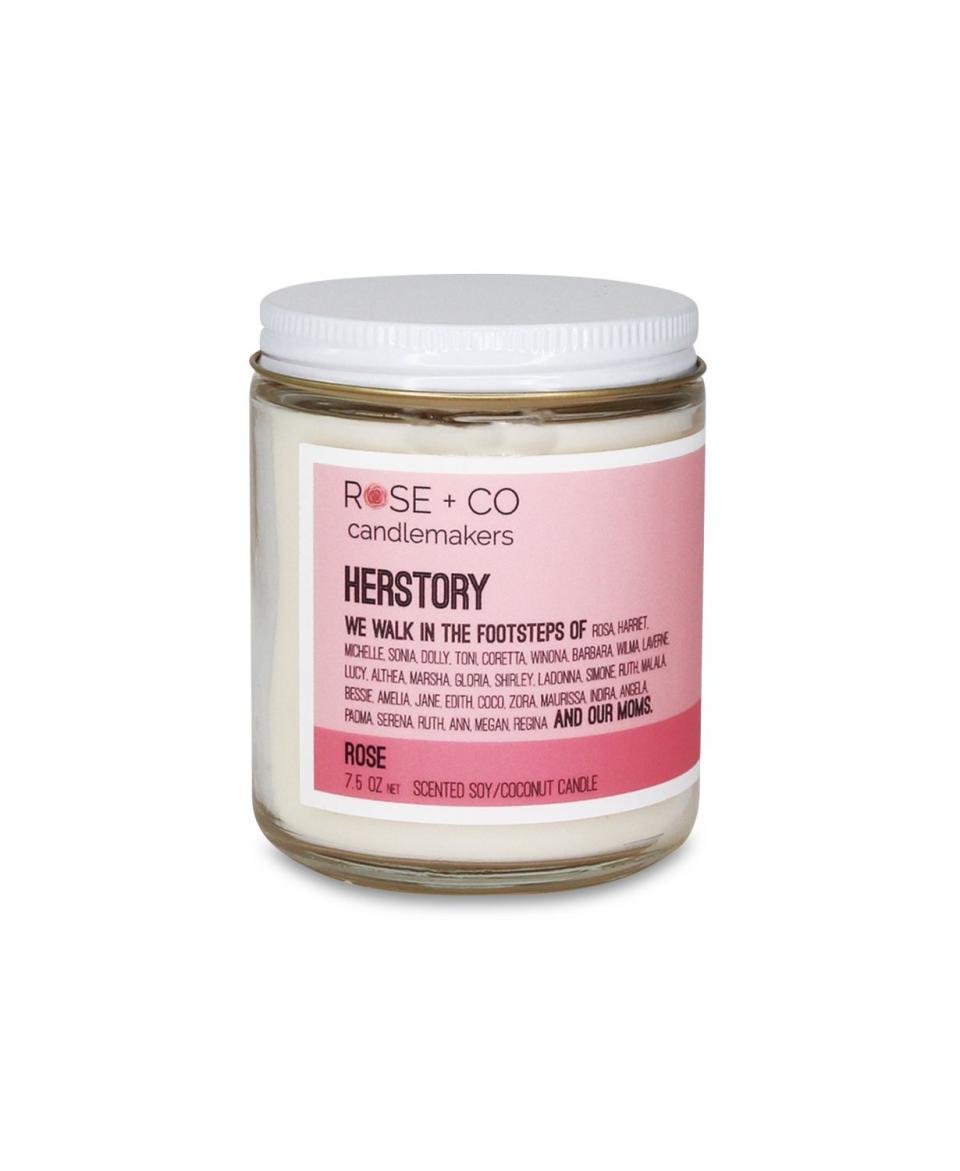 Johanna Howard Rose & Co Herstory Candle