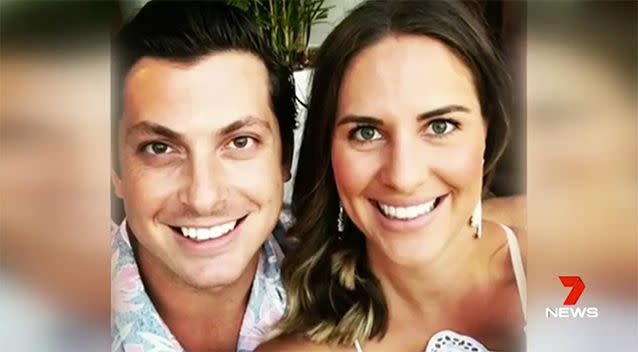 The couple's first child is due next month. Photo: 7 News/Supplied