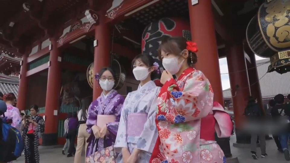 和服是日本傳統服裝。（示意圖非當事人，路透社)