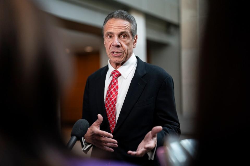 Former Gov. Andrew Cuomo earlier this month in Washington, D.C. Getty Images