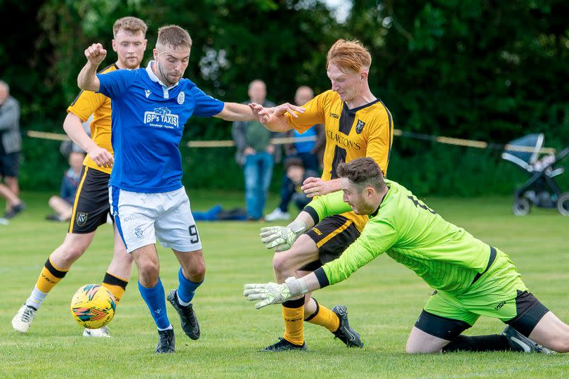 Taylor Hall made a number of key saves for Abbey Vale