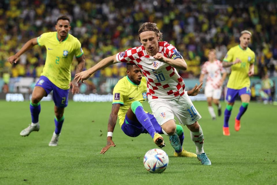 Croatia, like Real Madrid this year, find a way to win, and Luka Modric is at the heart of both teams (Getty)