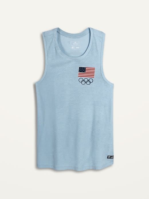 9) Team USA Graphic Workout Tank Top