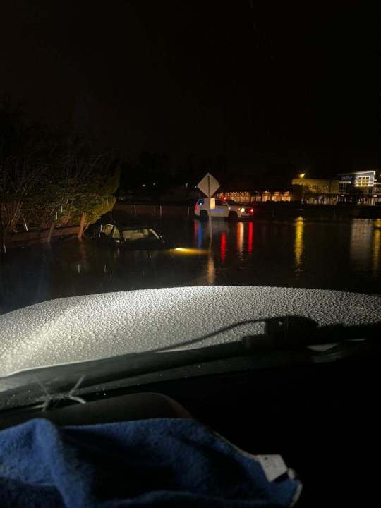 Flooding and damage in St. Tammany Parish on Wednesday, April 10, 2024. (Courtesy: St. Tammany Parish Sheriff’s Office)