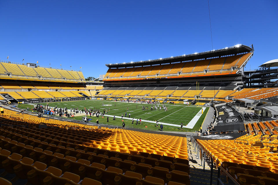 PITTSBURGH, PA - SEPTEMBER 20:  A general view of Heinz Field during the game between the Denver Broncos and the Pittsburgh Steelers at Heinz Field on September 20, 2020 in Pittsburgh, Pennsylvania. (Photo by Joe Sargent/Getty Images)