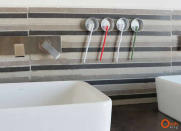 <p>It takes just minutes and a few jar lids to create these oh-so-sweet storage cavities for loose toothbrushes. After cutting a notch into the lids and spray painting them, adhere them to the wall with <a href="http://www.bobvila.com/slideshow/12-ways-to-hack-your-life-using-velcro-48802" rel="nofollow noopener" target="_blank" data-ylk="slk:Velcro;elm:context_link;itc:0;sec:content-canvas" class="link ">Velcro</a> for an off-the-wall storage solution. <i>Photo: <a href="http://www.ohohblog.com/2013/11/diy-toothbrush-holder.html" rel="nofollow noopener" target="_blank" data-ylk="slk:ohohblog.com;elm:context_link;itc:0;sec:content-canvas" class="link ">ohohblog.com</a><br></i><b>RELATED: <a href="http://www.bobvila.com/slideshow/survive-a-small-bath-with-10-space-saving-organizers-49282" rel="nofollow noopener" target="_blank" data-ylk="slk:Survive a Small Bath with 10 Space-Saving Organizers;elm:context_link;itc:0;sec:content-canvas" class="link ">Survive a Small Bath with 10 Space-Saving Organizers</a></b></p>