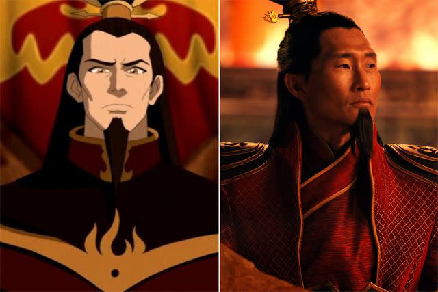 Nickelodeon; ROBERT FALCONER/NETFLIX Daniel Dae Kim as Fire Lord Ozai in 'Avatar: The Last Airbender'