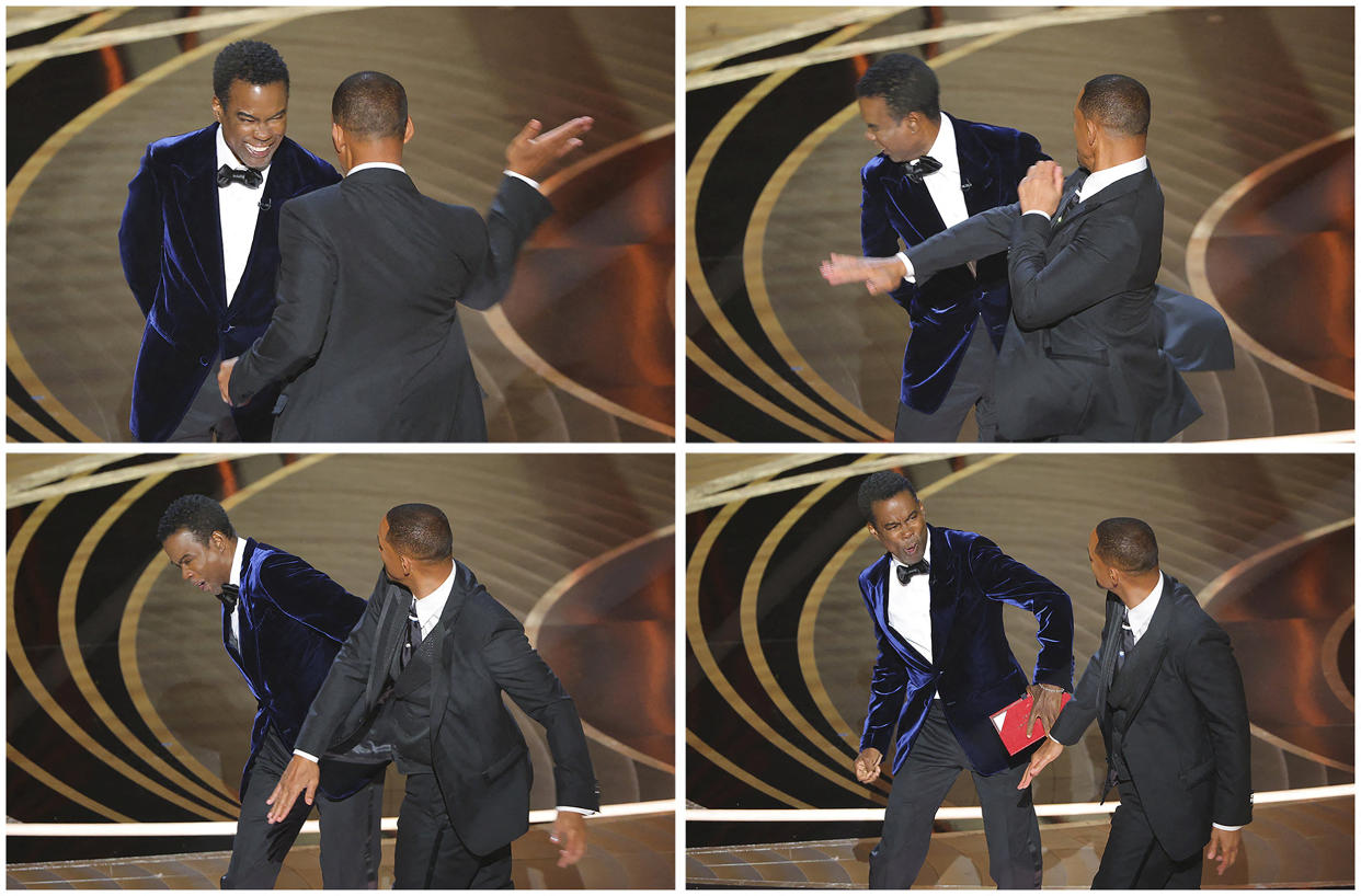 Will Smith, Chris Rock (Brian Snyder / Reuters)