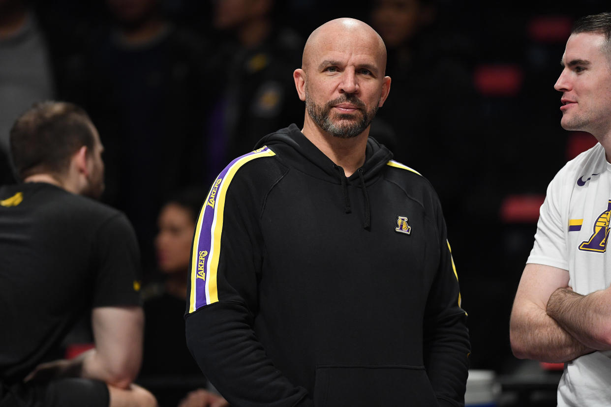 Los Angeles Lakers assistant coach Jason Kidd. (Matteo Marchi/Getty Images)