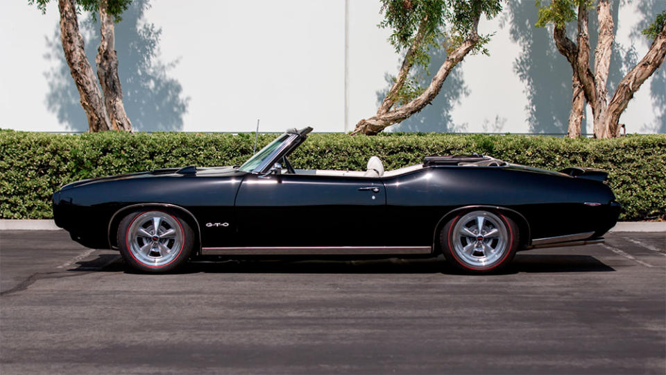 Val Kilmer’s old 1969 Pontiac GTO convertible - Credit: Mecum Auctions