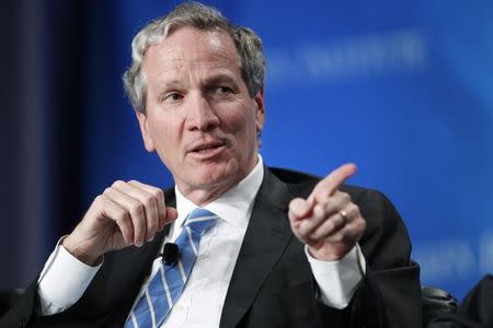 Alan Schwartz, executive chairman of Guggenheim Partners, takes part in a panel discussion titled "The Entertainment Industry: A Billion Ideas in Search of an Audience" at the Milken Institute Global Conference in Beverly Hills, California May 2, 2012. REUTERS/Danny Moloshok