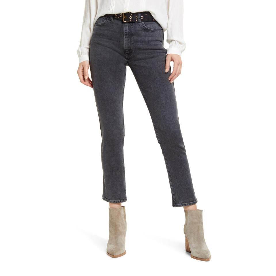 Scarlet High Waist Slim Ankle Jeans