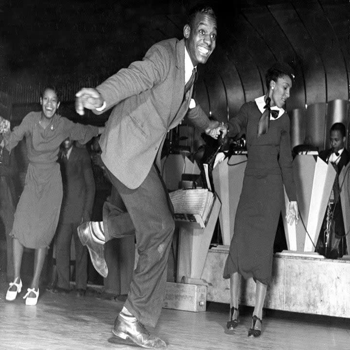 People dancing at the Savoy Club in Harlem in 1938