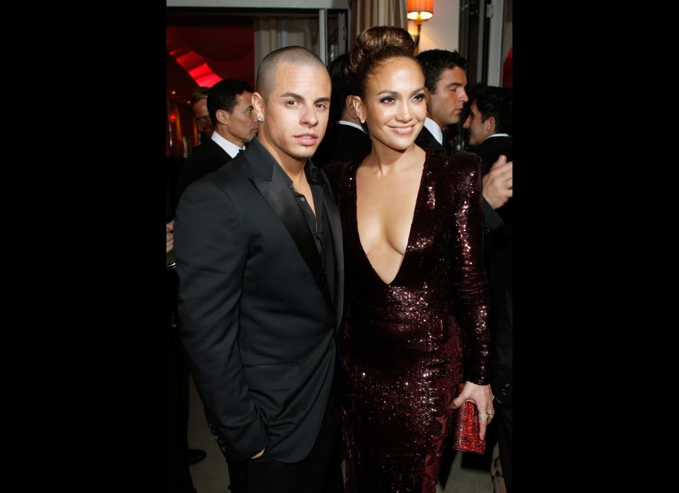 Split the difference: J.Lo rebounded with 25-year-old Casper Smart (a backup dancer) after splitting with her husband of seven years, Marc Anthony, in July 2011.