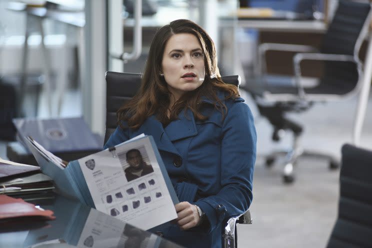 Hayley Atwell as Hayes Morrison in Conviction. (Photo: John Medland/ABC)