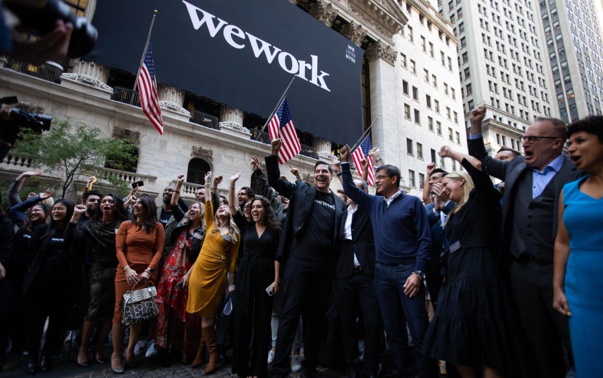 WeWork is one of a number of companies that was supposed to revolutionise the world – before going bust