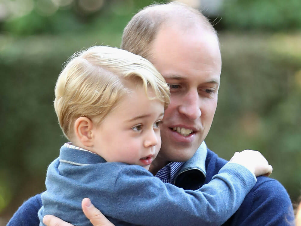 Prinz William mit seinem ältesten Sohn George. (Bild: KGC-375/starmaxinc.com/ImageCollect)