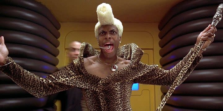 Chris Tucker is a pop star in The Fifth Element