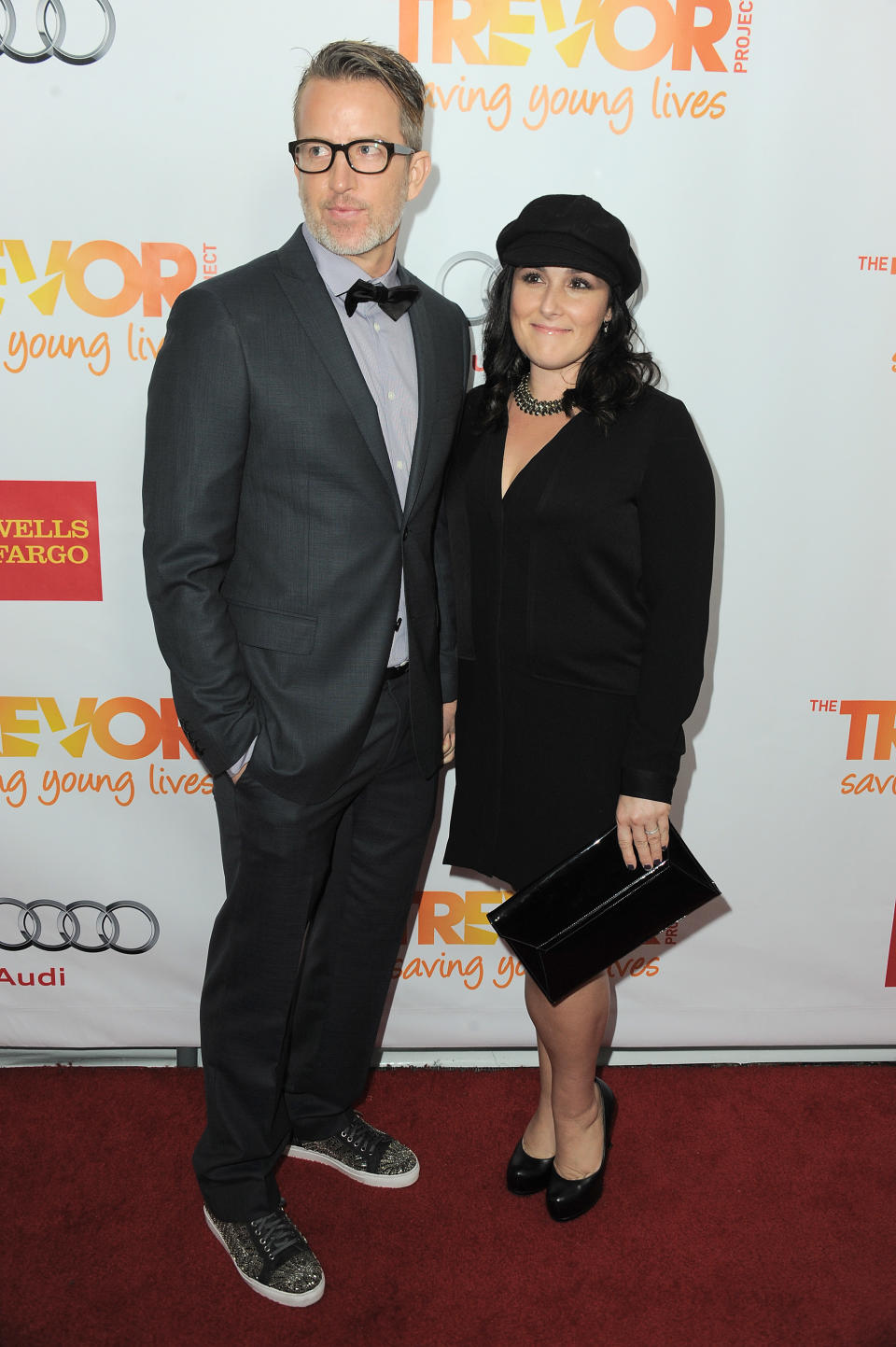 Ricki Lake (R) and Christian Evans arrive at Trevor Live at the Hollywood Palladium on Sunday, Dec. 2, 2012, in Los Angeles. (Photo by Jordan Strauss/Invision/AP)